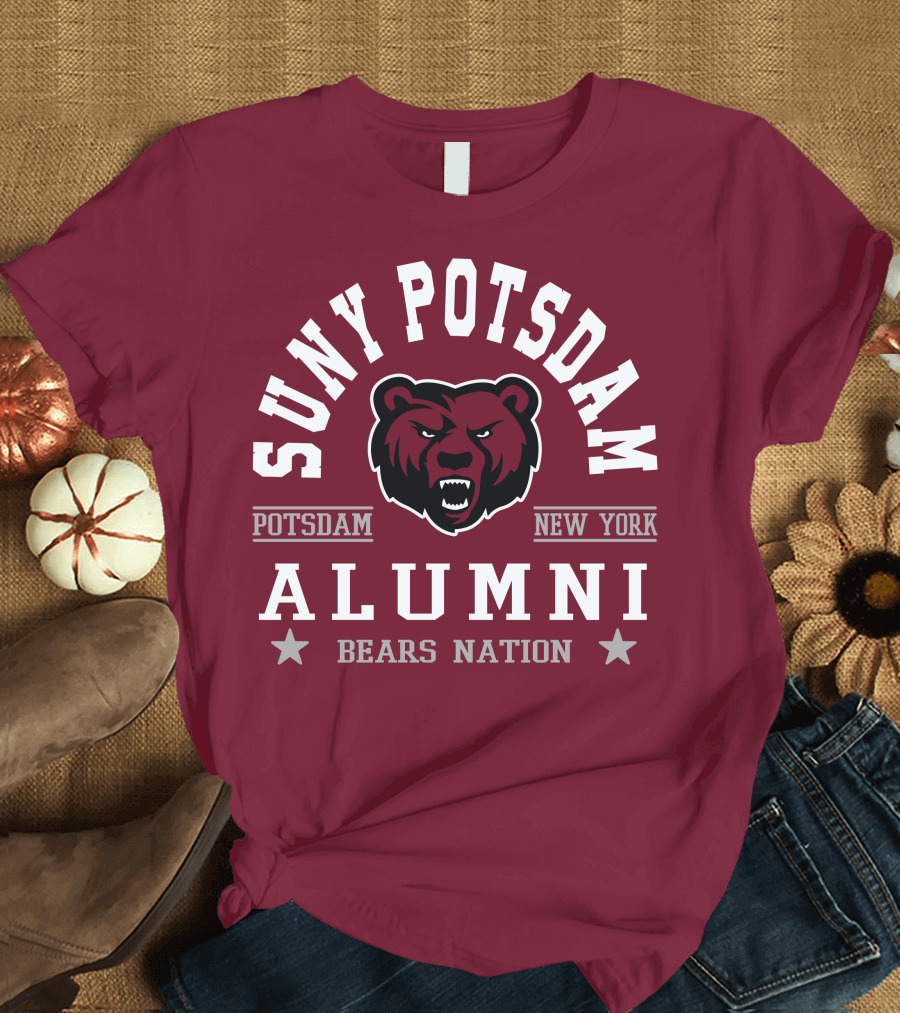 SUNY Potsdam Alumni Bears Nation New York T-Shirt