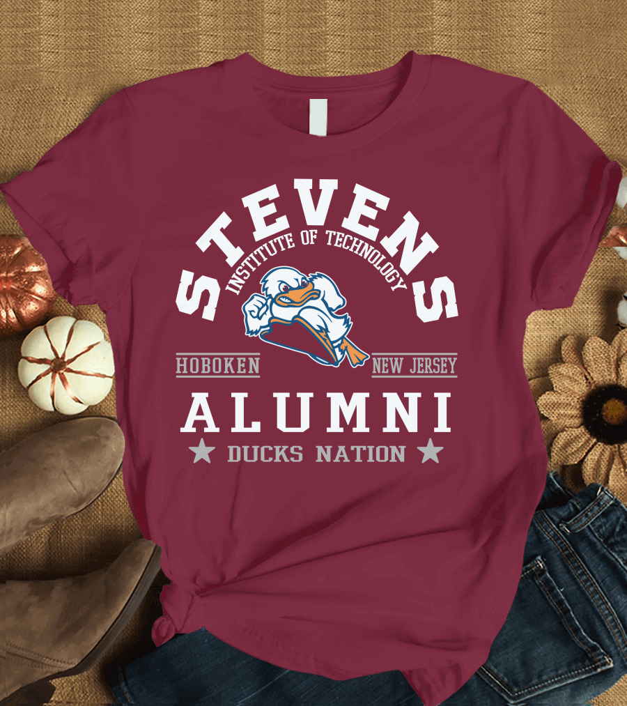 Stevens Institute of Technology Alumni Hoboken New Jersey Ducks Nation T-Shirt