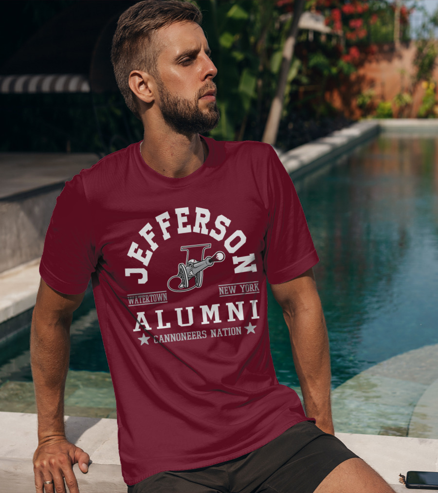 Jefferson Alumni Watertown New York Cannoneers Nation T-Shirt