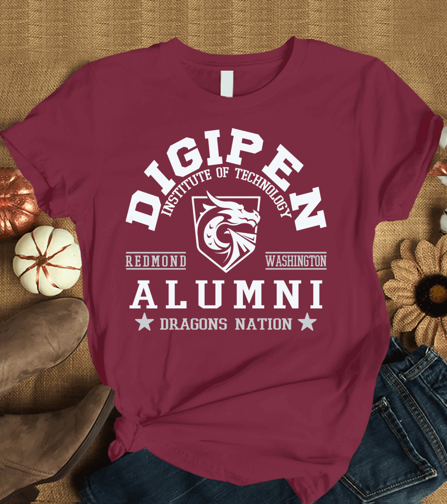 DigiPen Institute of Technology Alumni Redmond Washington Dragons Nation T-Shirt