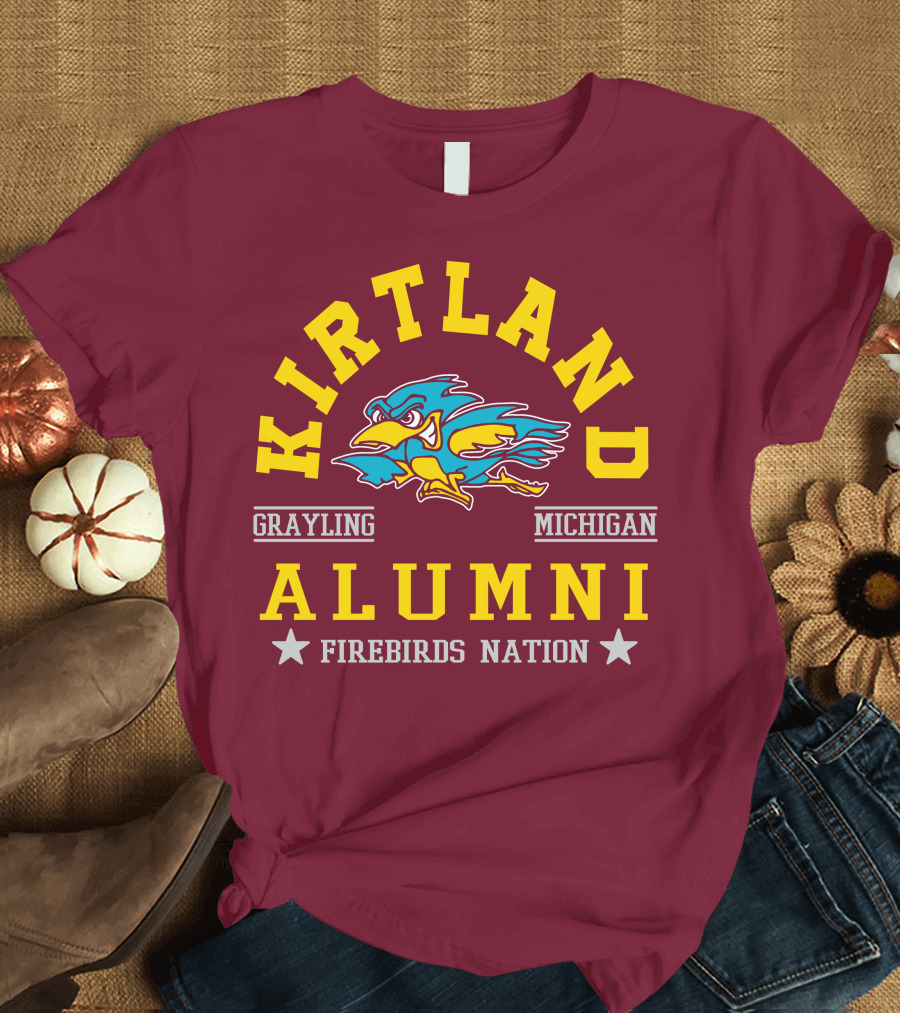 Kirtland Grayling Michigan Alumni Firebirds Nation T-Shirt