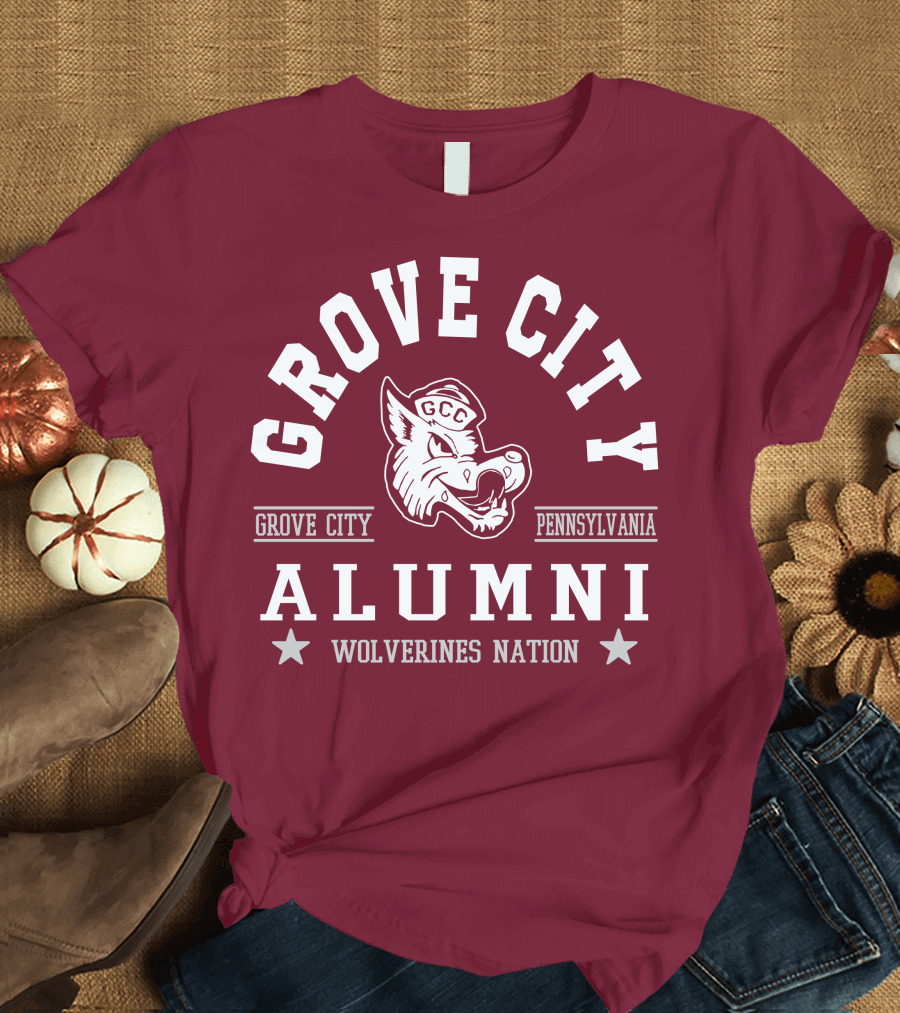 Grove City College Alumni Wolverines Nation Pennsylvania T-Shirt