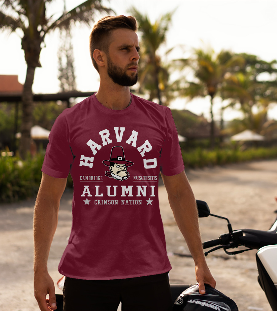 Harvard Alumni Cambridge Massachusetts Crimson Nation T-Shirt