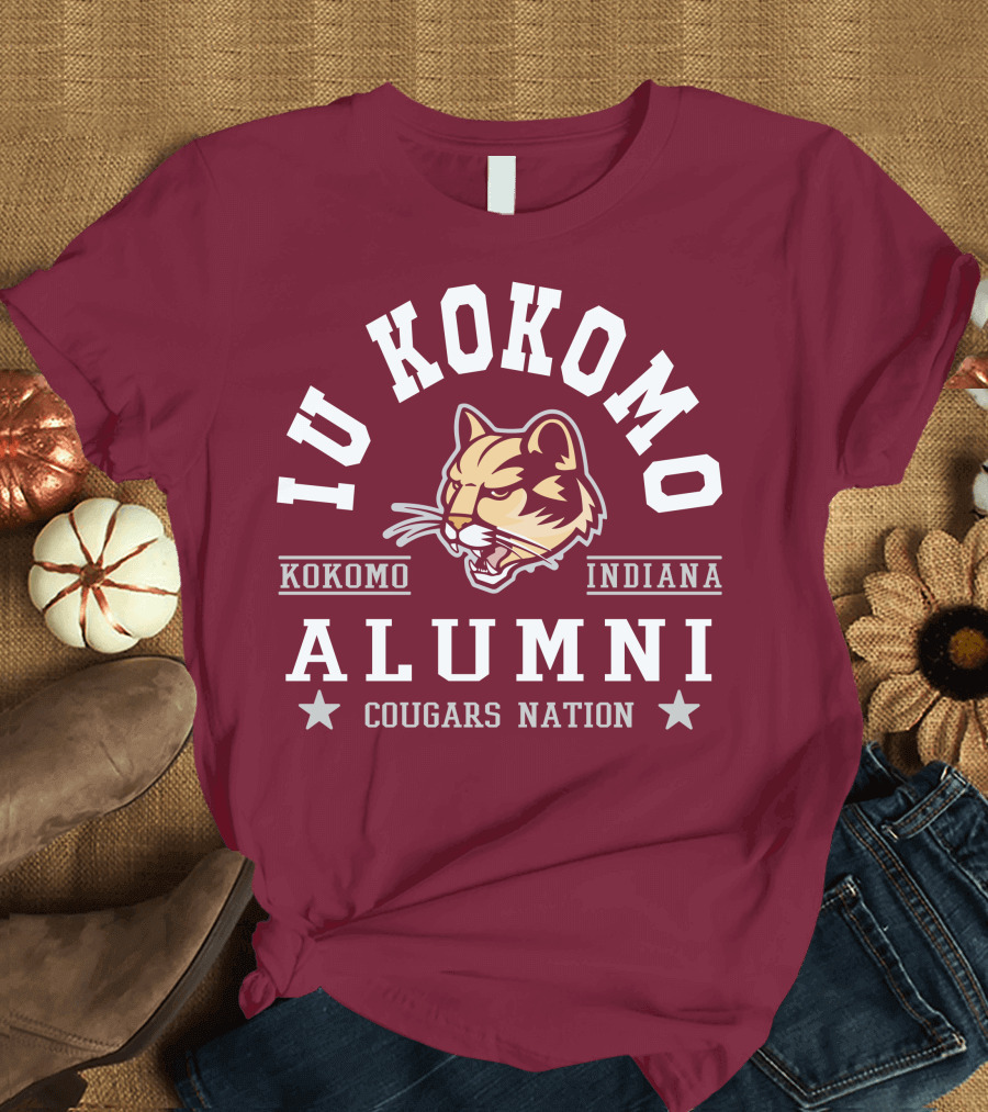 IU Kokomo Alumni Cougars Nation Kokomo Indiana T-Shirt
