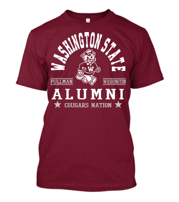 Washington State Alumni Pullman Cougars Nation T-Shirt