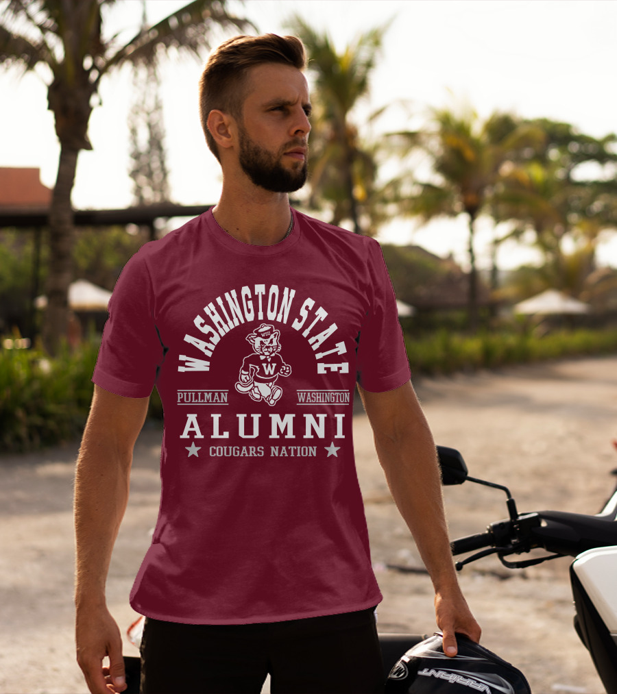 Washington State Alumni Pullman Cougars Nation T-Shirt