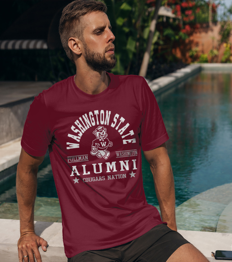 Washington State Alumni Pullman Cougars Nation T-Shirt