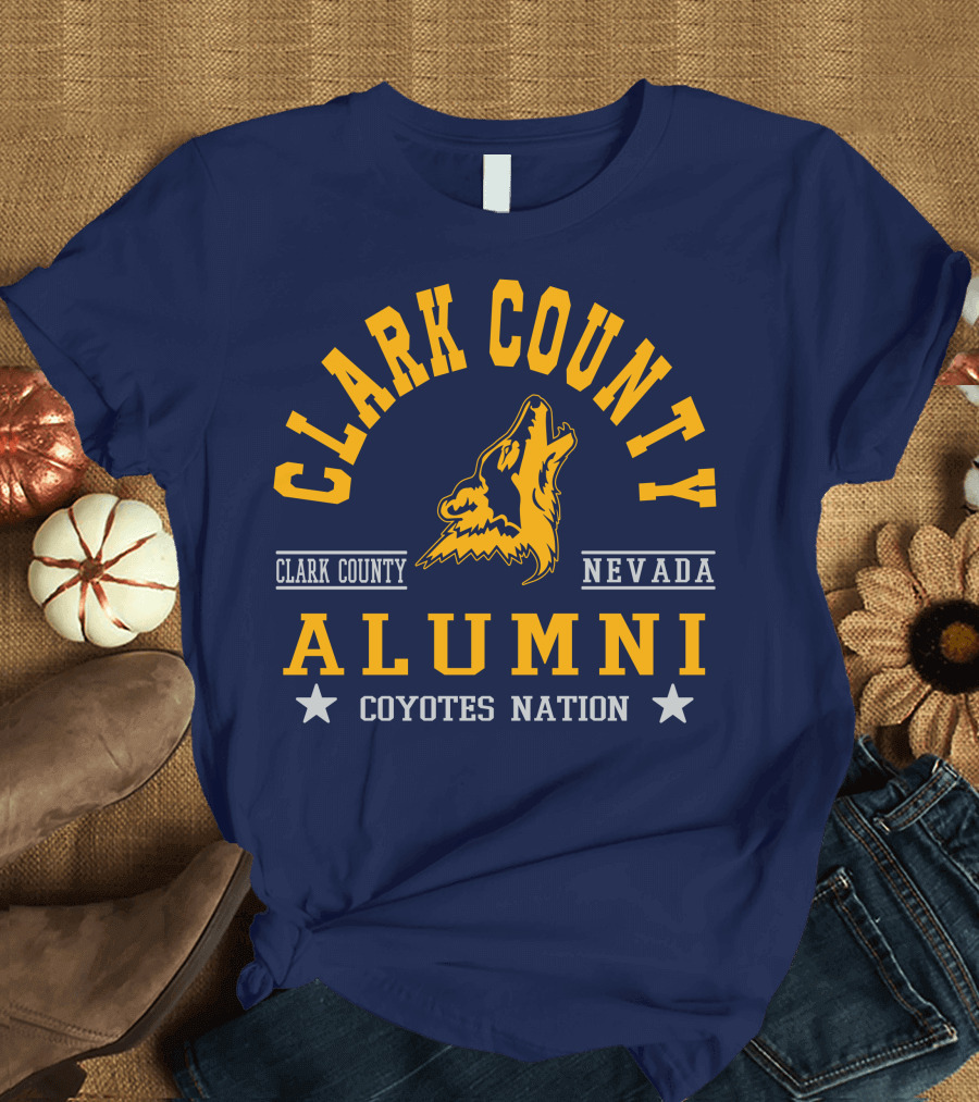 Clark County Nevada Alumni Coyotes Nation T-Shirt