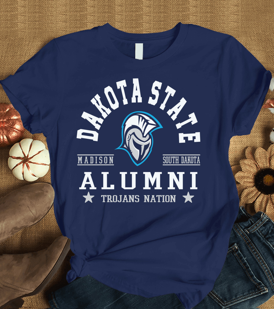 Dakota State Alumni Madison South Dakota Trojans Nation T-Shirt