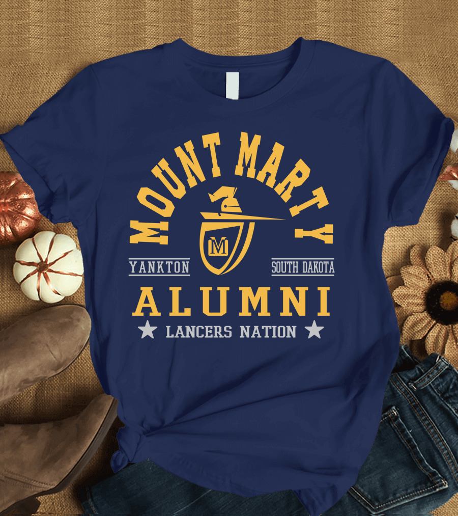 Mount Marty Yankton South Dakota Alumni Lancers Nation T-Shirt