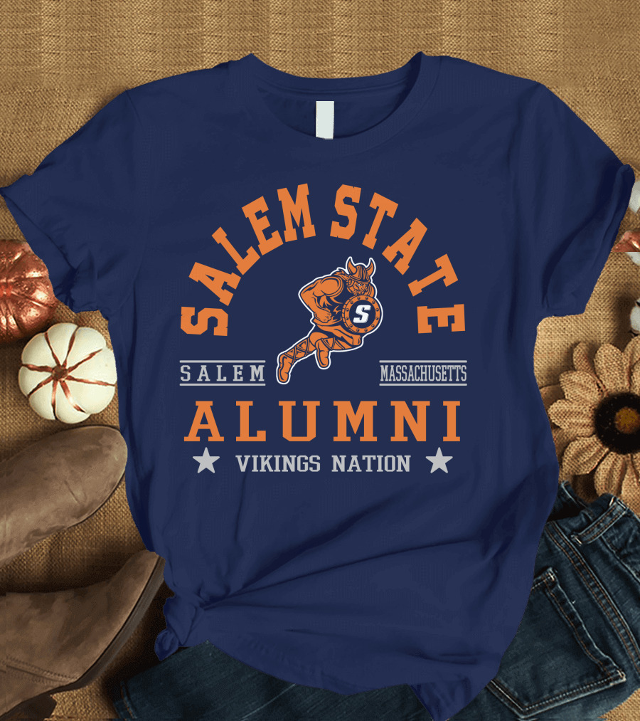 Salem State Massachusetts Alumni Vikings Nation T-Shirt
