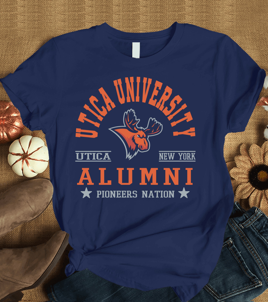 Utica University Alumni New York Pioneers Nation T-Shirt