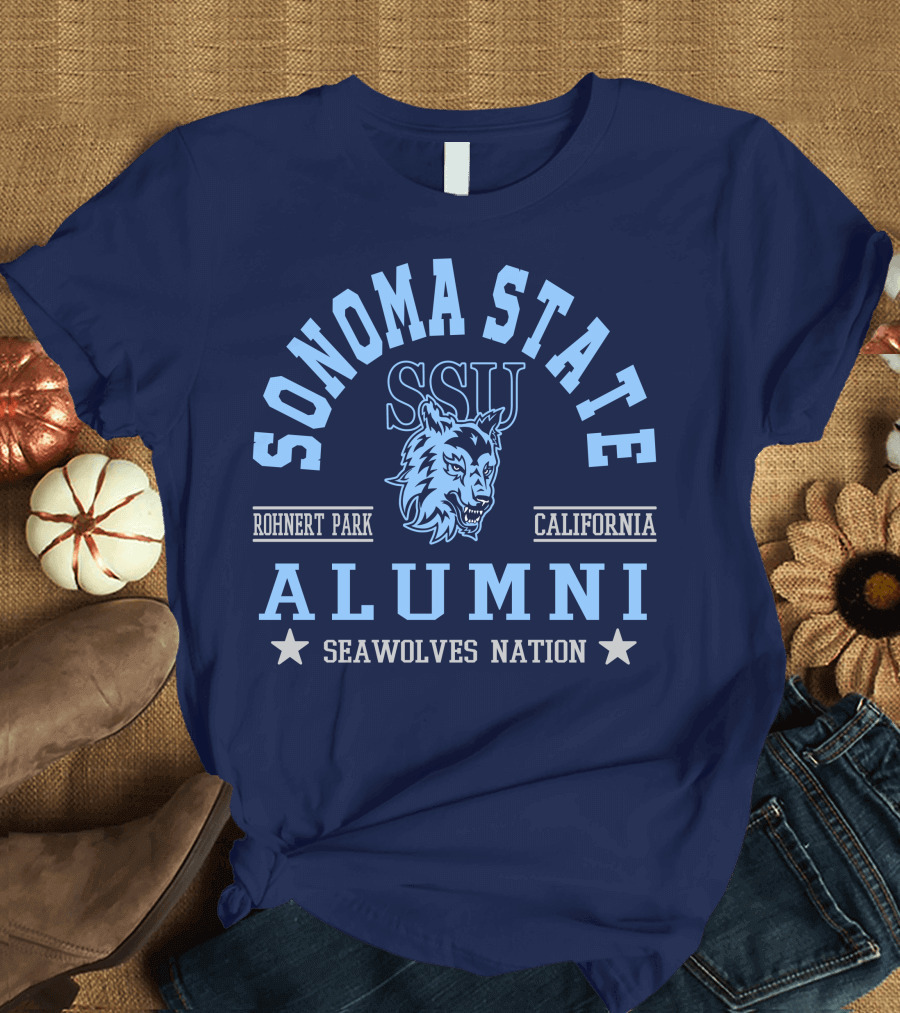 Sonoma State Alumni SSU Seawolves Nation Rohnert Park California T-Shirt