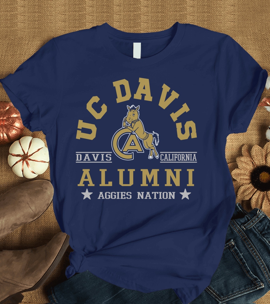 UC Davis Alumni Aggies Nation Davis California T-Shirt