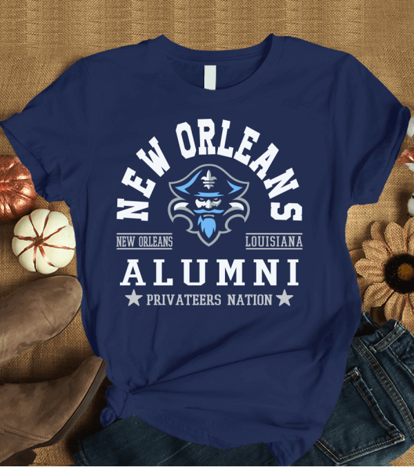 T-Shirt: New Orleans Louisiana Alumni Privateers Nation T-Shirt New Orleans Louisiana Alumni Privateers Nation T-Shirt