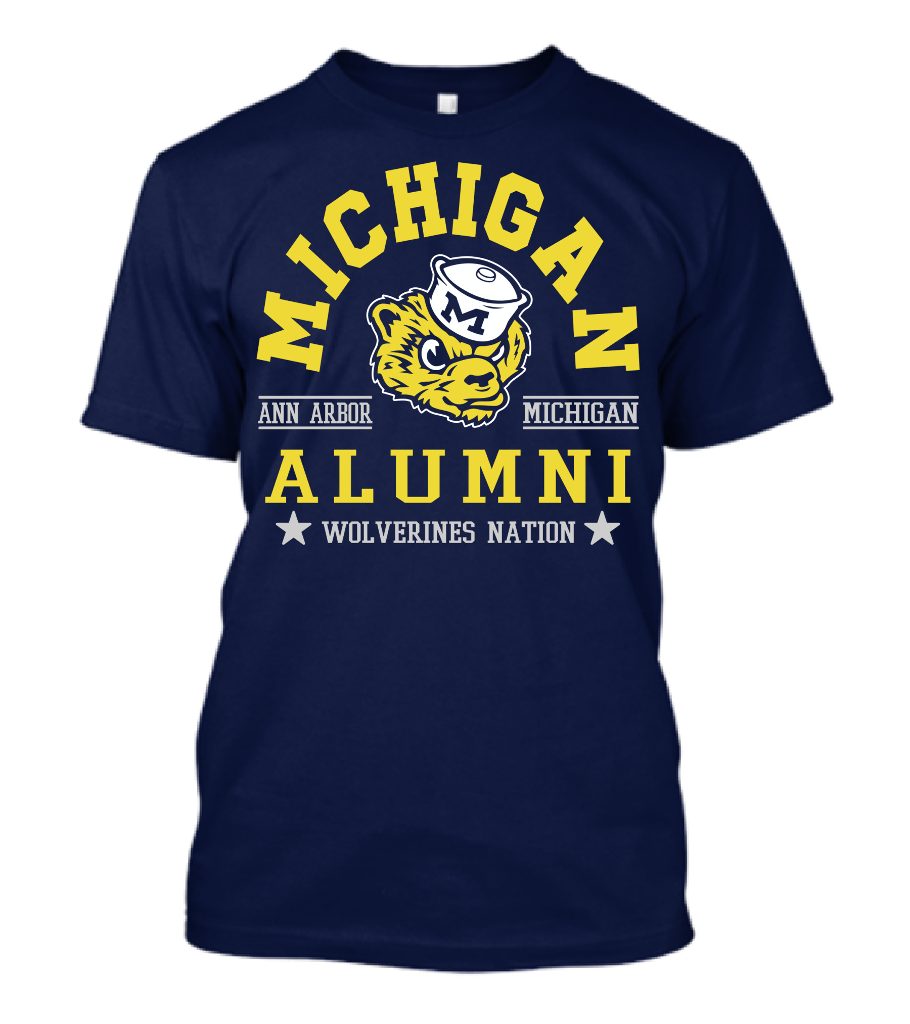 Michigan Alumni Wolverines Nation Ann Arbor Michigan T-Shirt