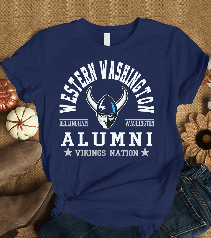 Western Washington Alumni Bellingham Vikings Nation T-Shirt