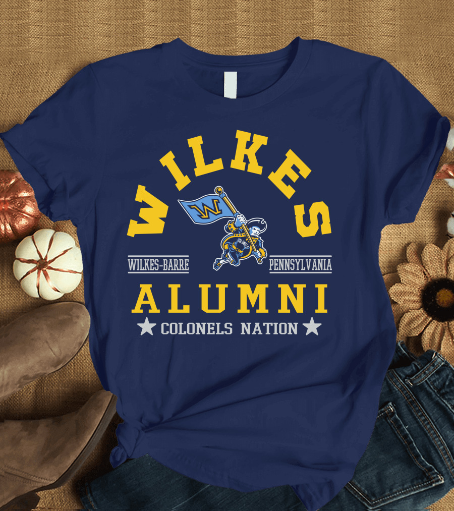 Wilkes Alumni Wilkes-Barre Pennsylvania Colonels Nation T-Shirt