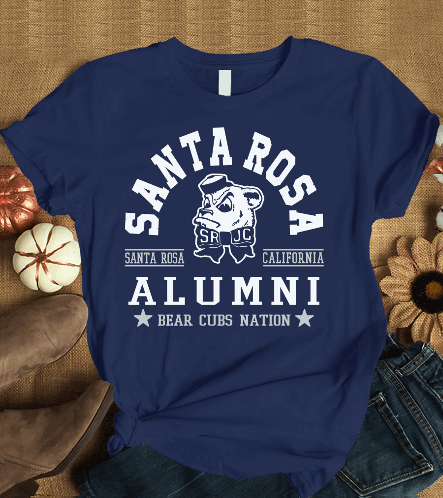 Santa Rosa Bear Cubs SRJC Alumni California Nation T-Shirt