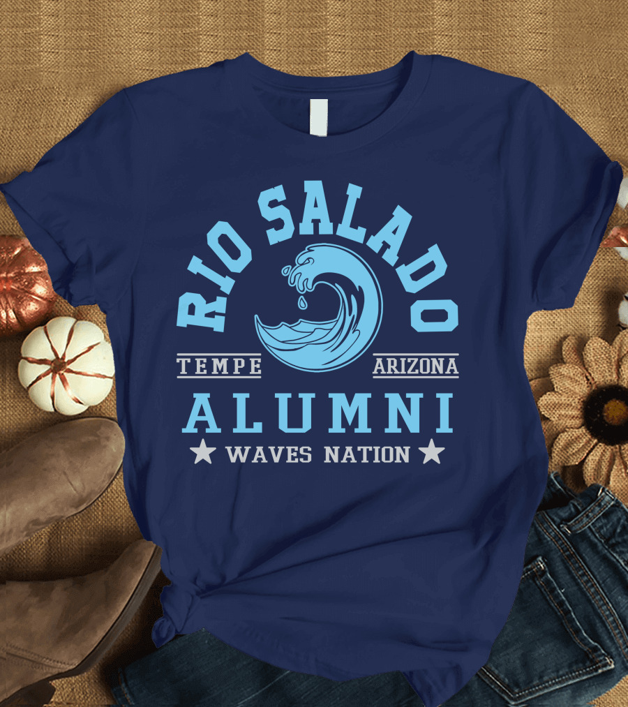 Rio Salado College Tempe Arizona Alumni Waves Nation T-Shirt