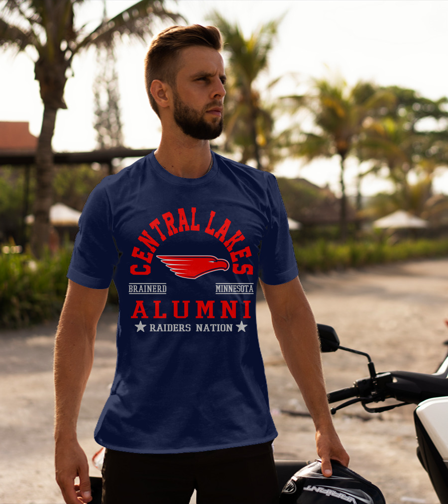 Central Lakes College Alumni Raiders Nation Brainerd Minnesota T-Shirt