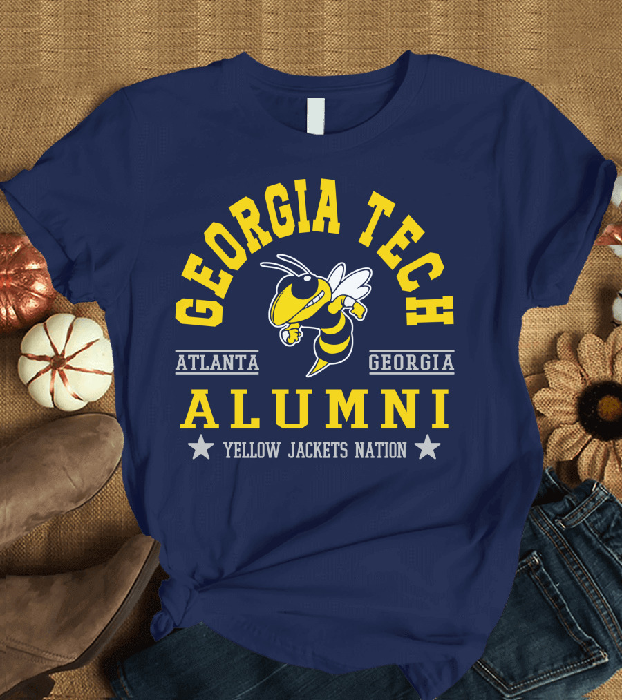 Georgia Tech Alumni Yellow Jackets Nation Atlanta Georgia T-Shirt