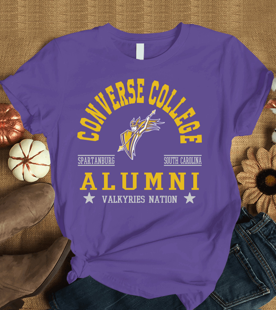 Converse College Alumni Valkyries Nation Spartanburg South Carolina T-Shirt