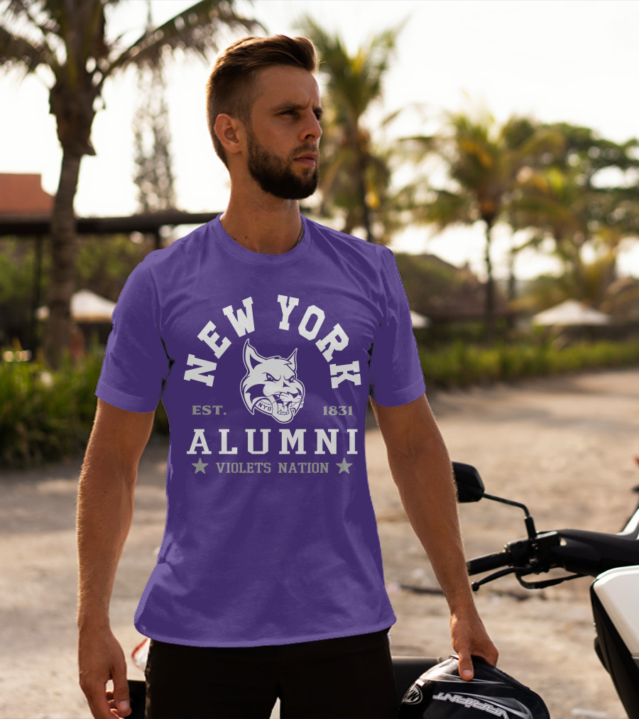 New York Alumni Violets Nation Est. 1831 NYU T-Shirt