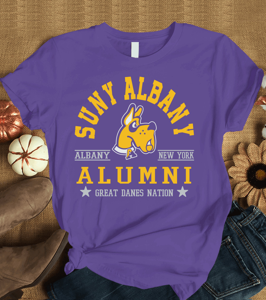 SUNY Albany Alumni Great Danes Nation New York T-Shirt