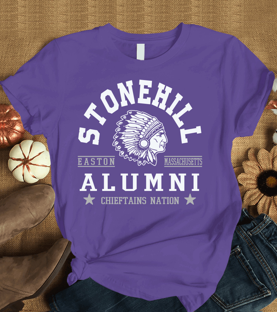 Stonehill Alumni Easton Massachusetts Chieftains Nation T-Shirt