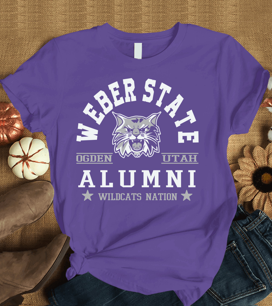 Weber State Alumni Wildcats Nation Ogden Utah T-Shirt