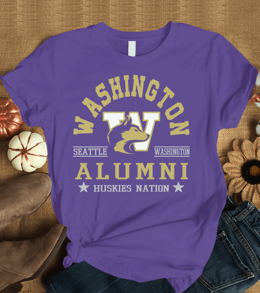 Washington Seattle Huskies Alumni Nation T-Shirt