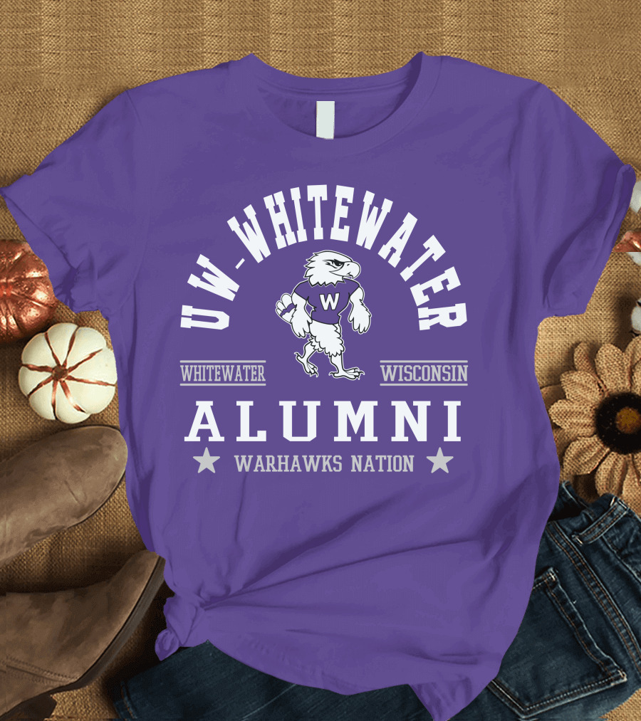 UW-Whitewater Wisconsin Alumni Warhawks Nation T-Shirt