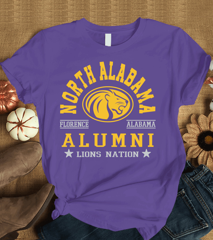 North Alabama Alumni Lions Nation Florence Alabama T-Shirt