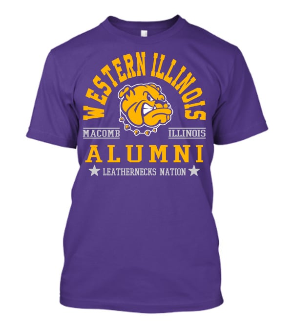 Western Illinois University Alumni Leathernecks Nation Macomb Illinois T-Shirt