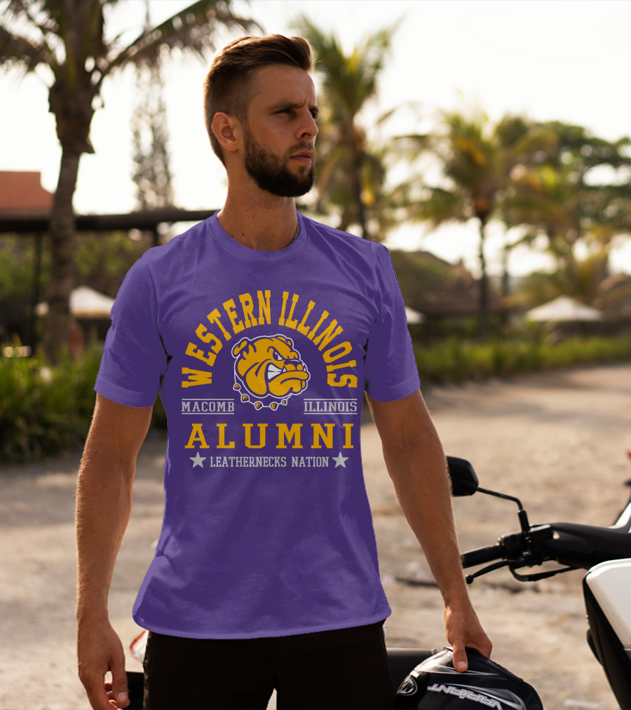 Western Illinois University Alumni Leathernecks Nation Macomb Illinois T-Shirt