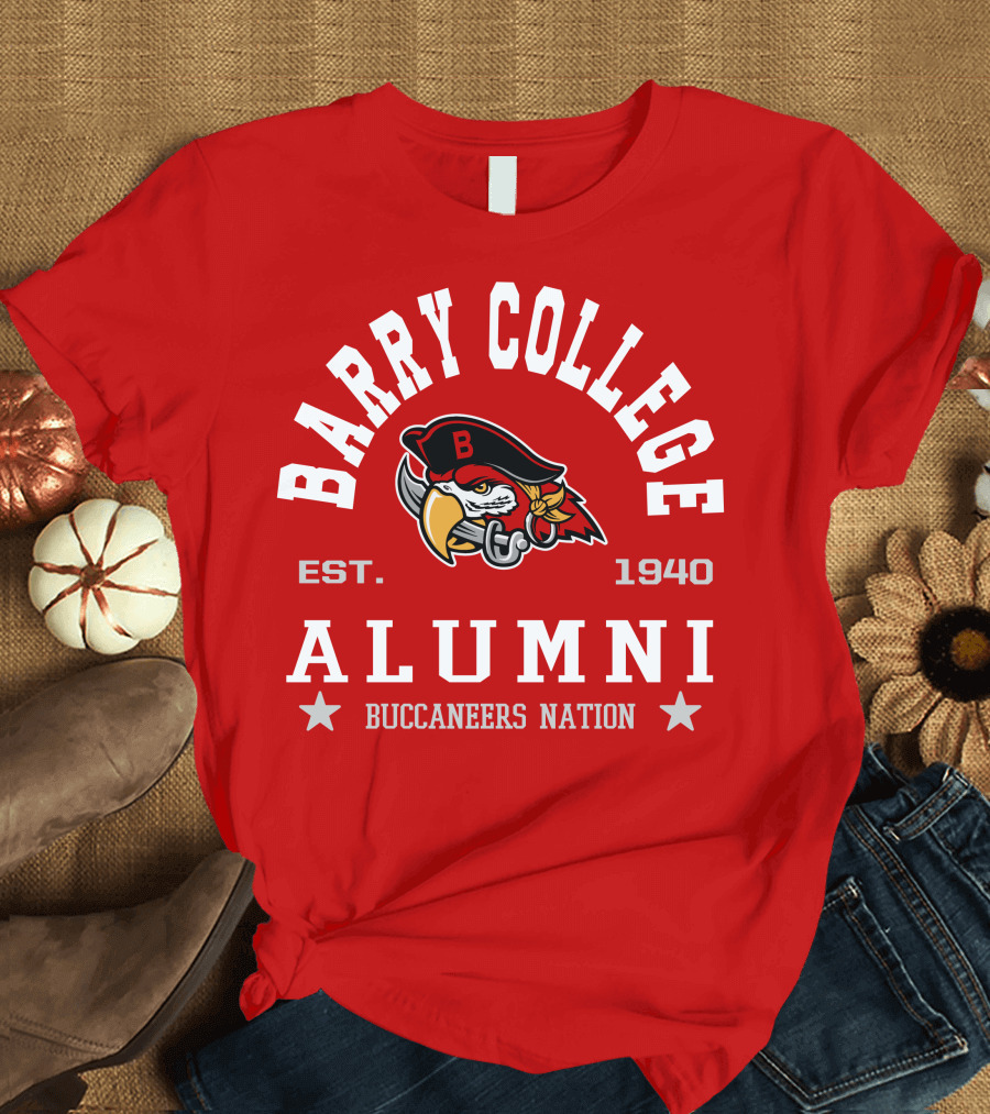 Barry College Alumni Buccaneers Nation Est. 1940 T-Shirt