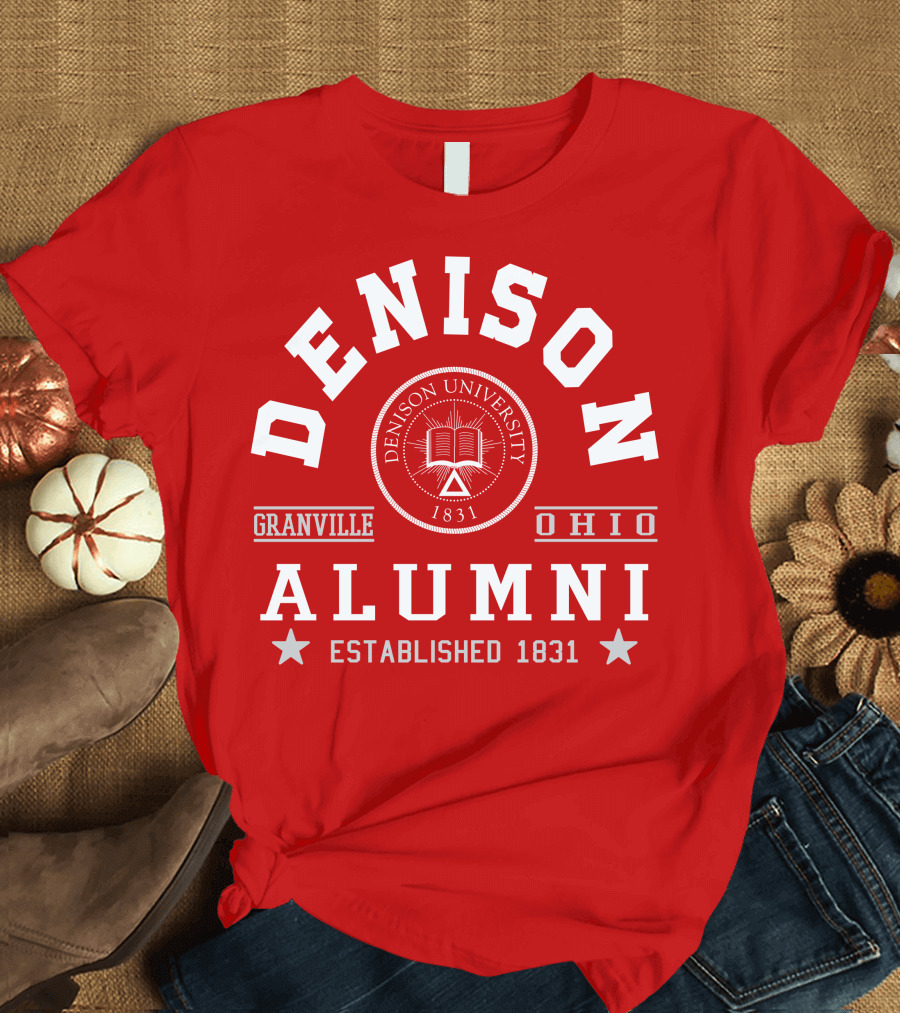 Denison University Granville Ohio Alumni Established 1831 T-Shirt