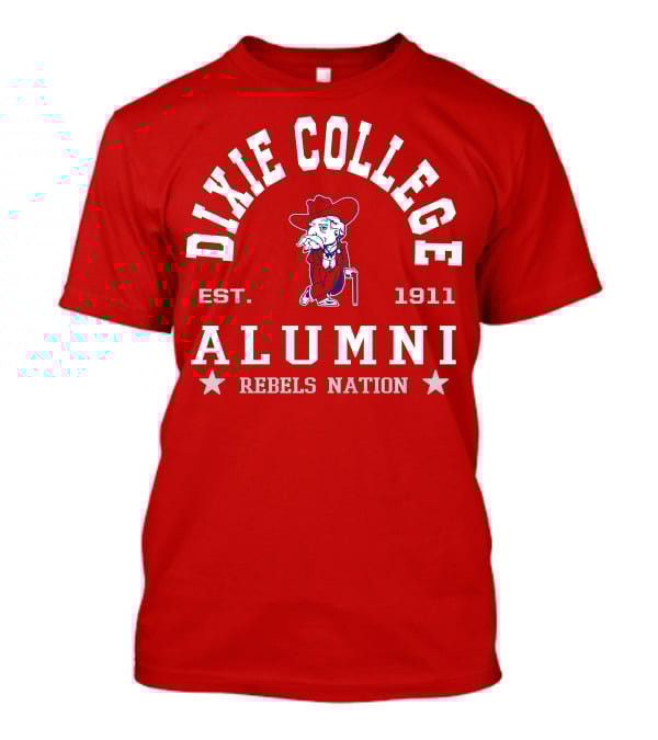 Dixie College Alumni Rebels Nation Est. 1911 T-Shirt