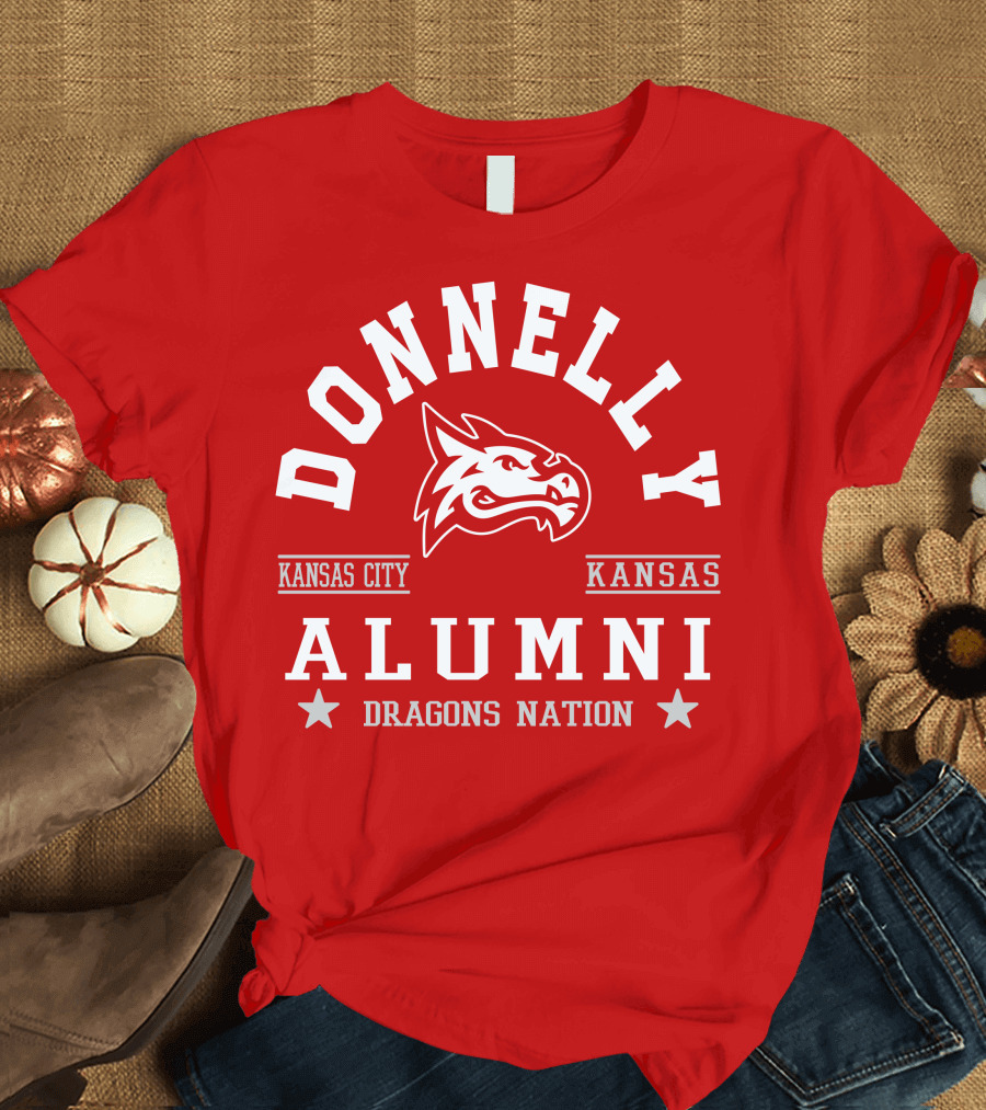 Donnelly Kansas City Kansas Alumni Dragons Nation T-Shirt