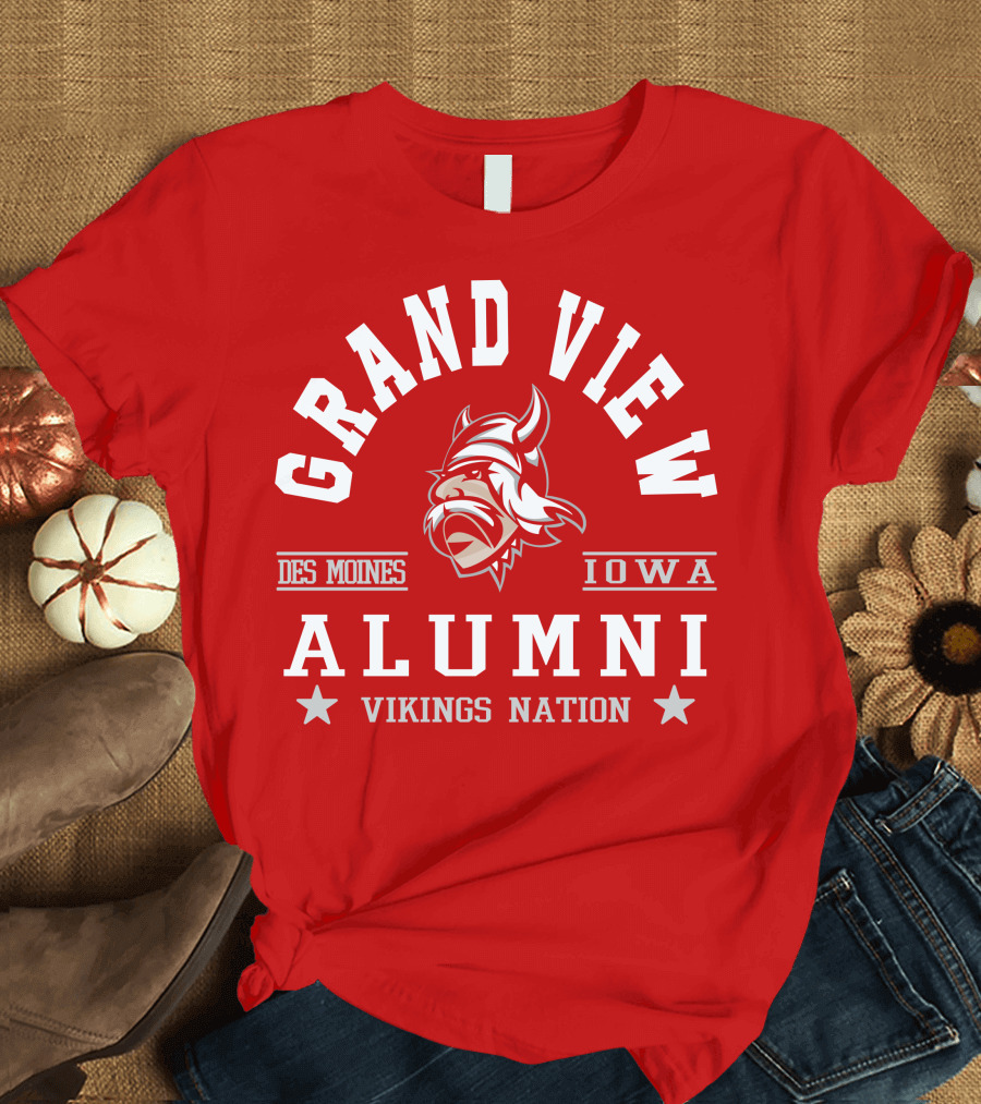 Grand View Iowa Des Moines Alumni Vikings Nation T-Shirt