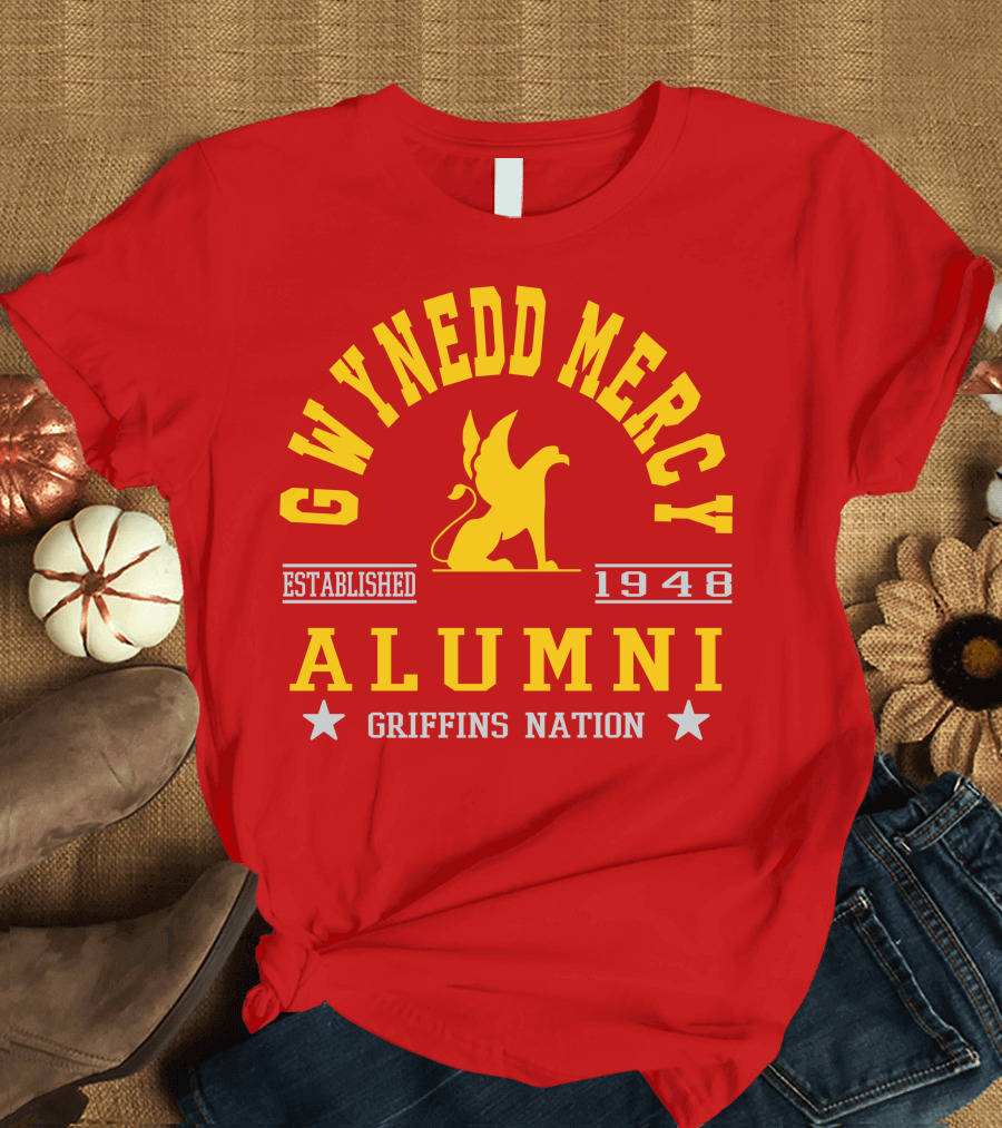 GWYNEDD MERCY ALUMNI ESTABLISHED 1948 GRIFFINS NATION T-Shirt