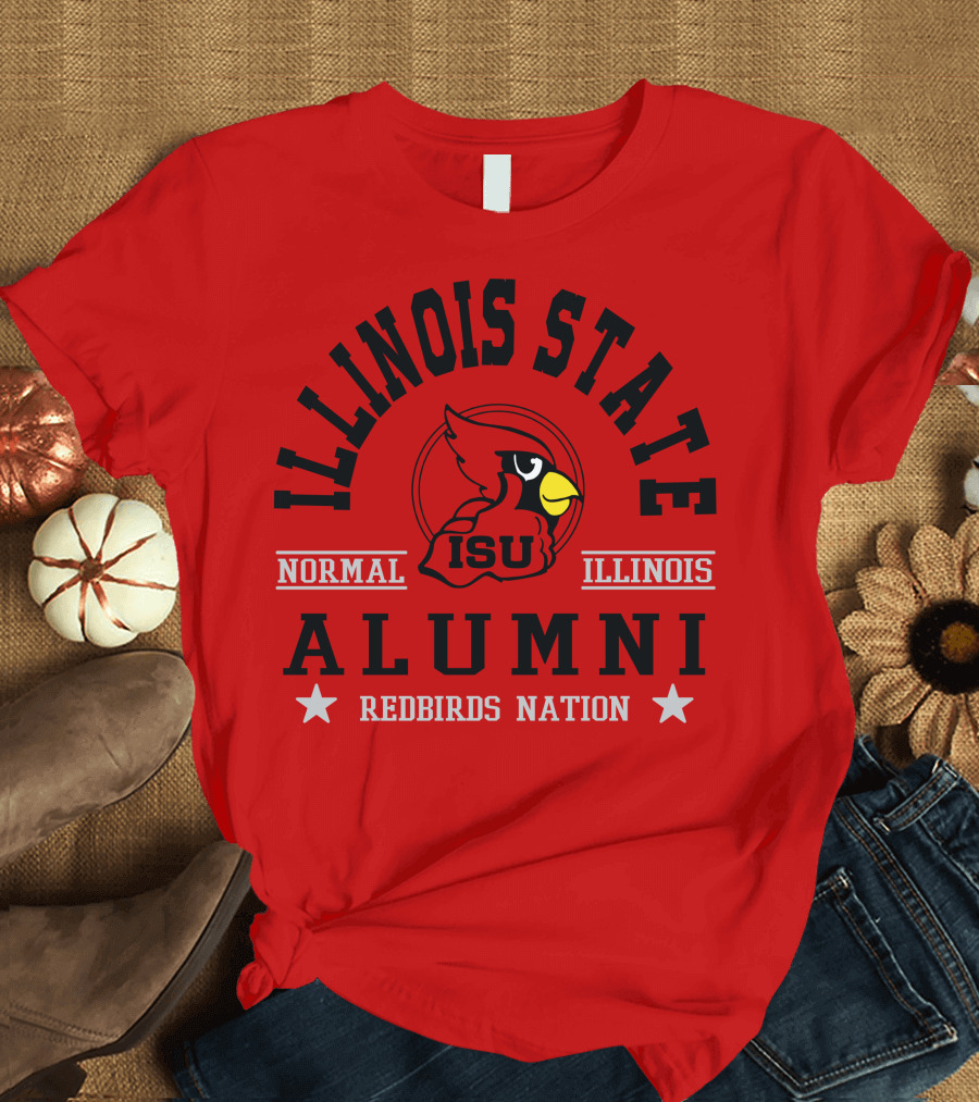 Illinois State Alumni Redbirds Nation Normal Illinois ISU T-Shirt