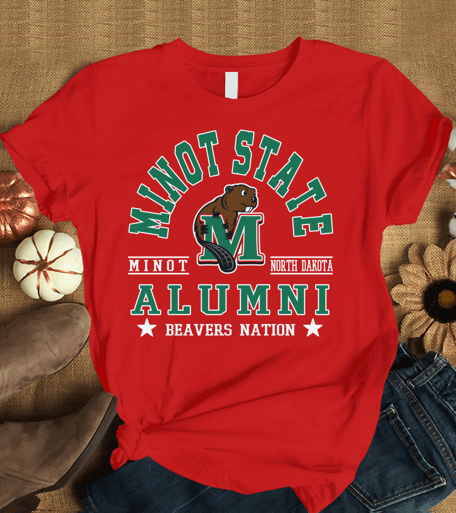 Minot State Alumni Beavers Nation North Dakota T-Shirt