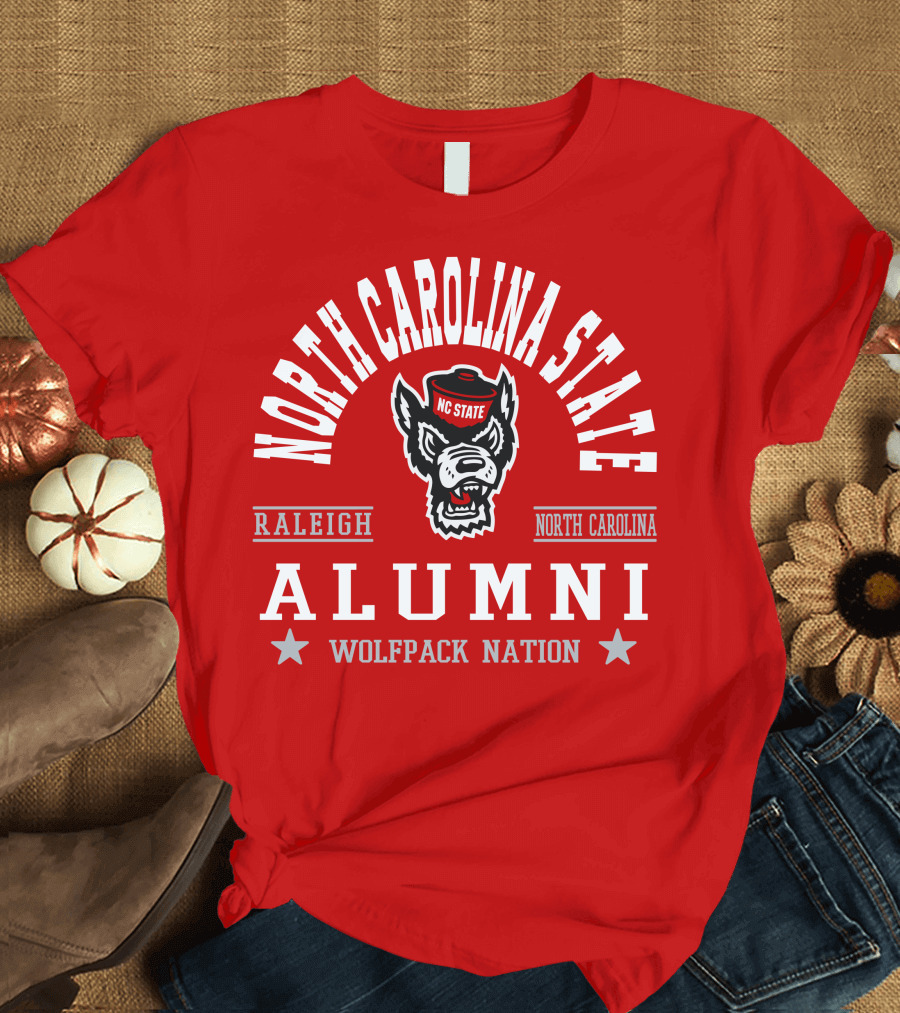 North Carolina State Alumni Wolfpack Nation Raleigh T-Shirt