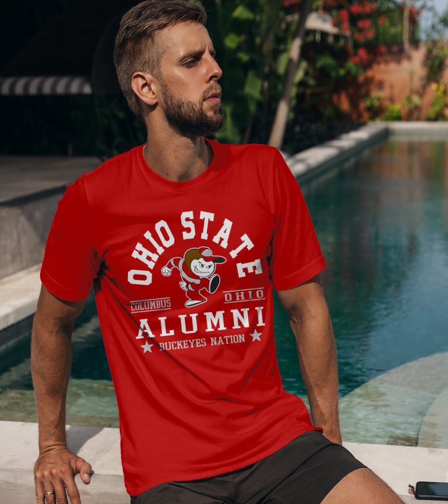 Ohio State Alumni Columbus Ohio Buckeyes Nation T-Shirt