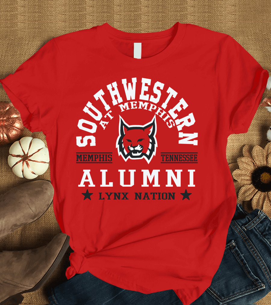 Southwestern at Memphis Alumni Lynx Nation Memphis Tennessee T-Shirt