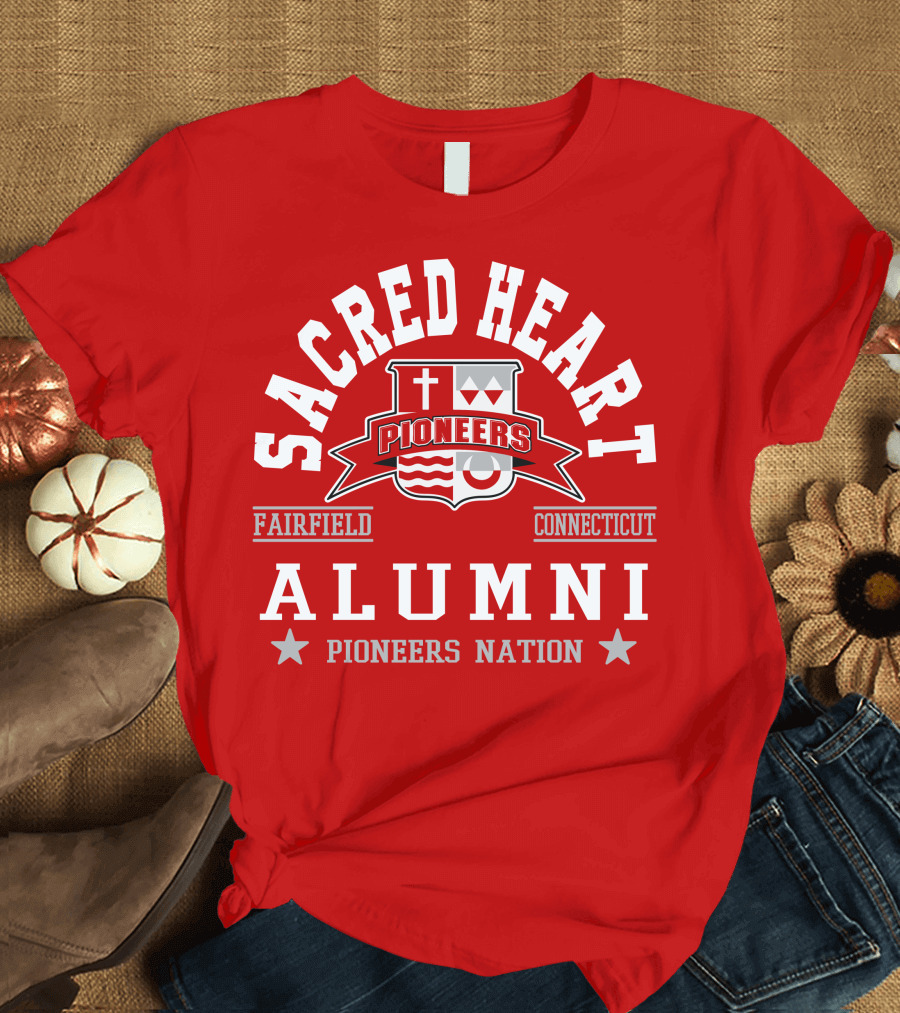 Sacred Heart University Fairfield Connecticut Alumni Pioneers Nation T-Shirt