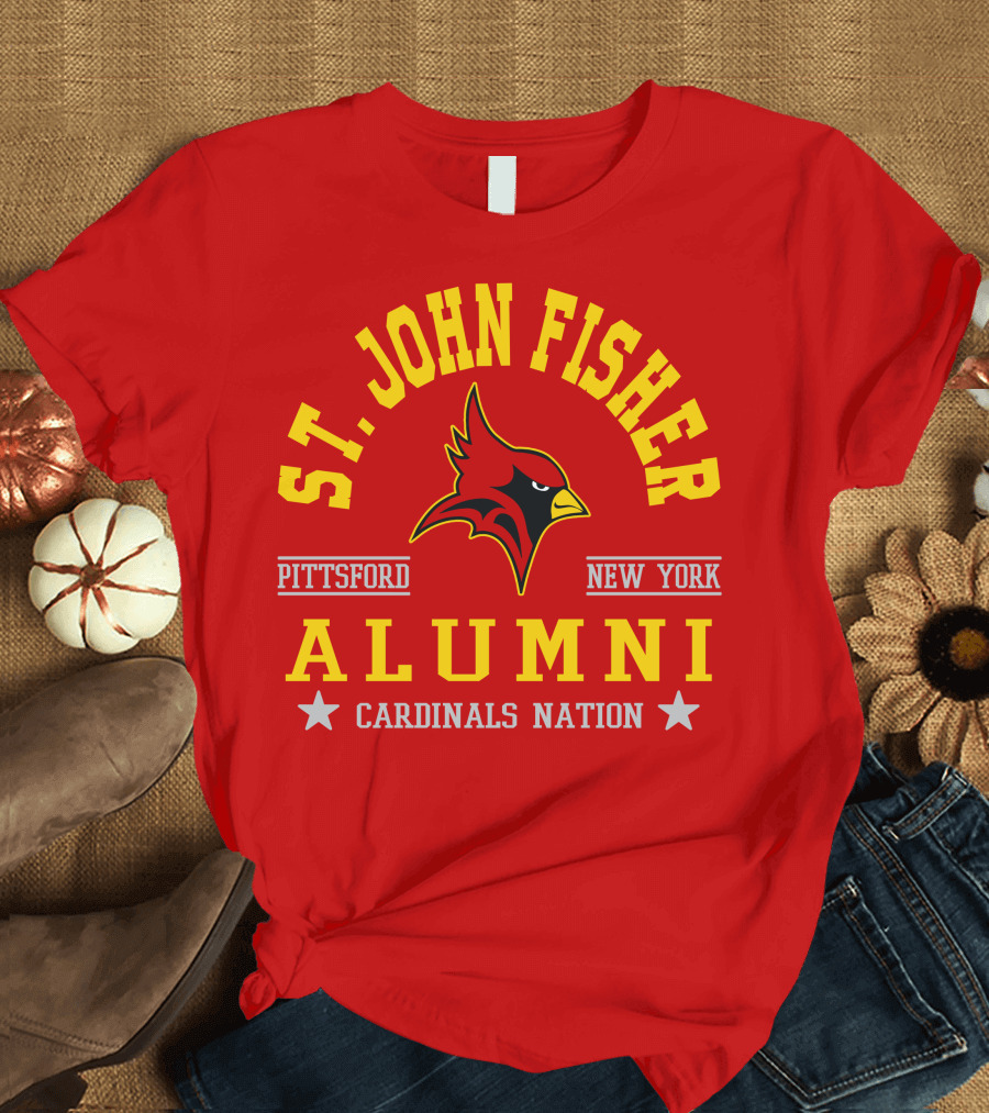 St John Fisher Cardinals Alumni Pittsford New York Nation T-Shirt
