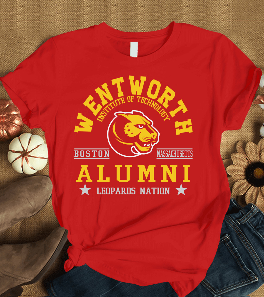 Wentworth Institute of Technology Alumni Leopards Nation Boston Massachusetts T-Shirt